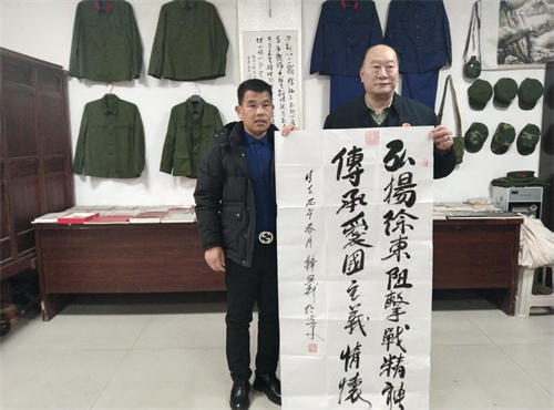 韩昊轩应邀赴淮海战役徐东阻击战纪念馆考察调研