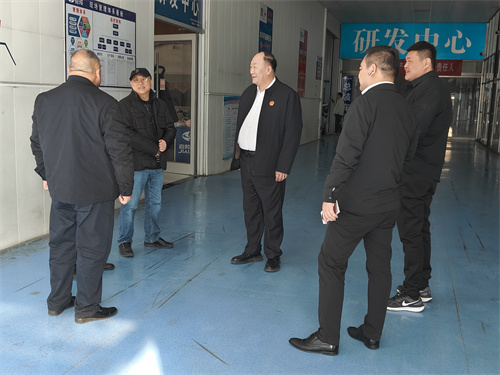 韩昊轩主席一行应邀赴丰县嘉陵车业考察调研